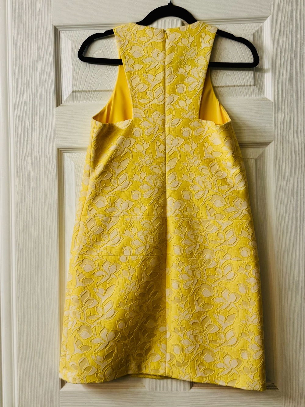 Anthropologie Yellow Ravinia Floral Mini Shift Dress - Picture 6 of 6